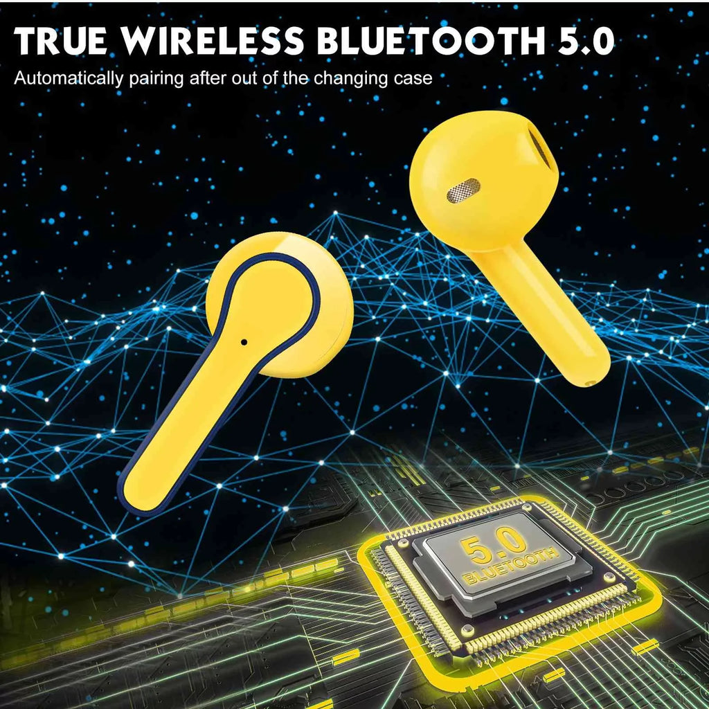 Urbanx Q350 Wireless Earbuds In Ear Bluetooth Headphones For Amazon Kindle Fire Hd With Microphone & Digital Display Ipx7 Waterproof Deep Bass Bluetooth Earbuds For Motorola Moto G Stylus 5G