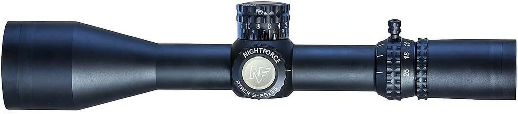 NIGHTFORCE ATACR 5-25x56mm ZeroStop .250 MOA DigIllum Center Only Illumination PTL Moar-T Reticle Hunting Scope (C555)