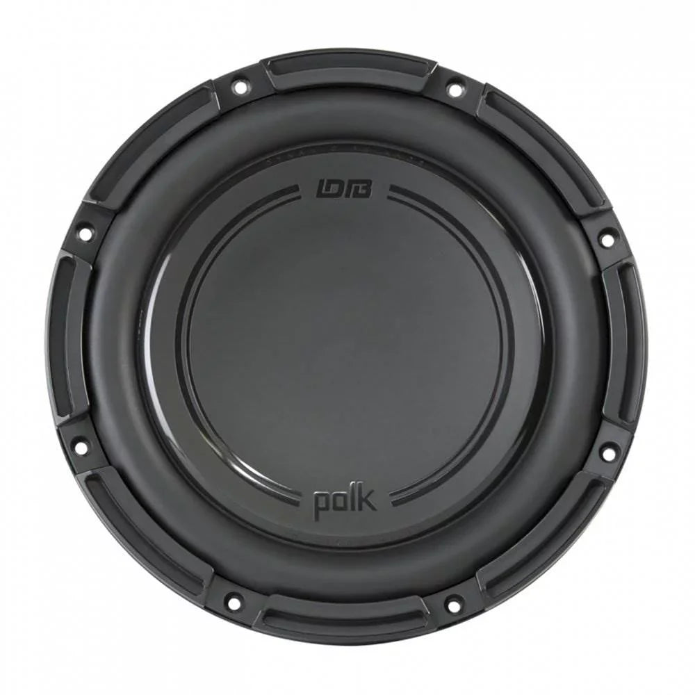 Polk Audio DB+ 10 Inch 1050 Watt 4 Ohm SVC Marine & Car Subwoofer (2 Pack)