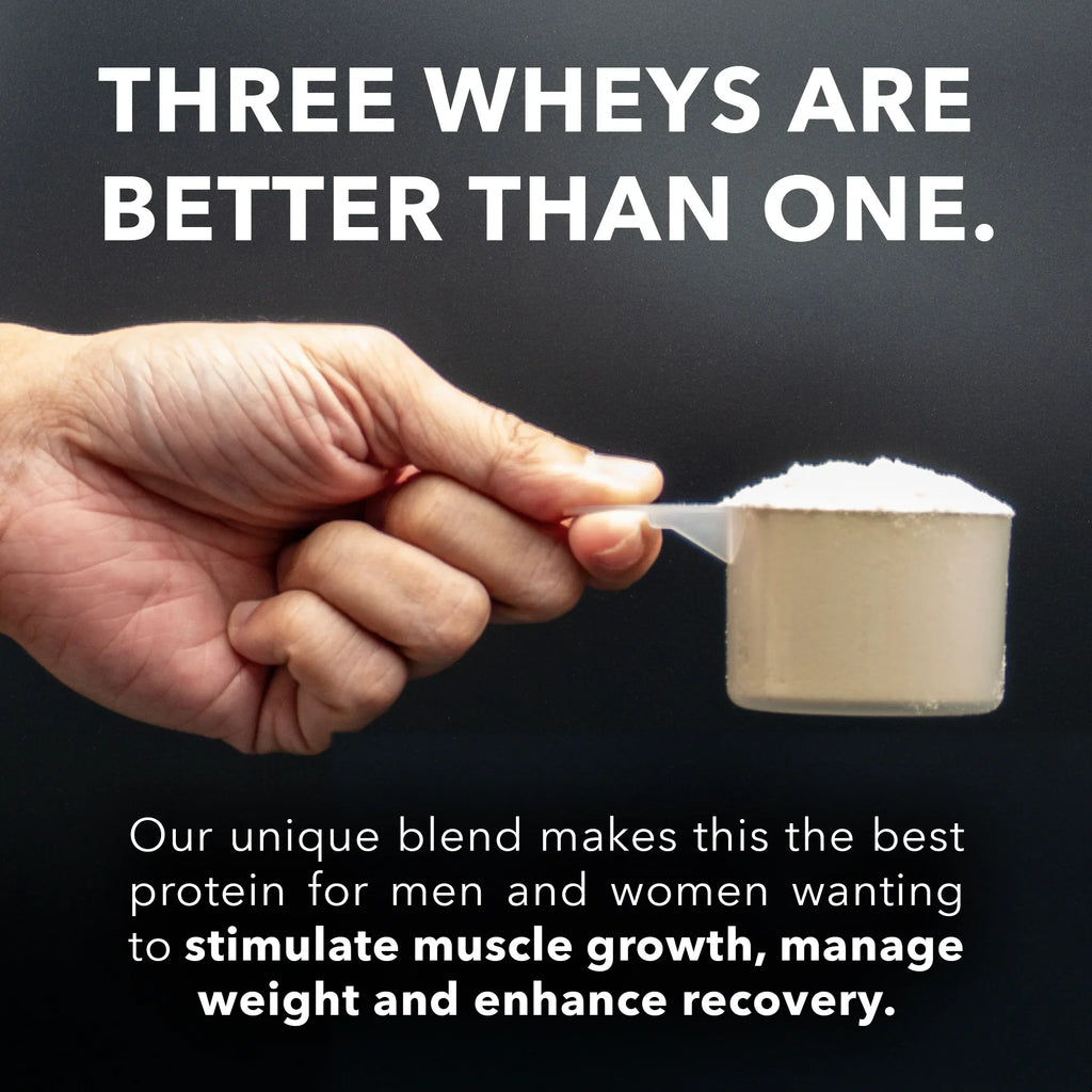 Whey Fantastic 5LB Grass Fed Whey Protein – Unflavored, Optimum Blend of 3 Whey Proteins - 75 Servings