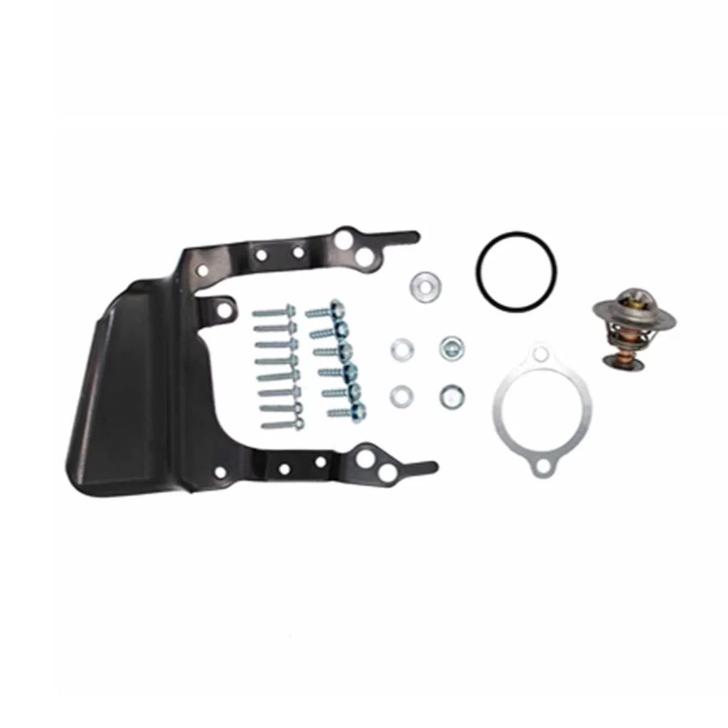 AutoShack Upper Intake Manifold with Thermostat and Gaskets Replacement Ford Mustang Explorer Crown Victoria Mercury Grand Marquis Mountaineer Lincoln Town Car Without Coolant Heated PCV