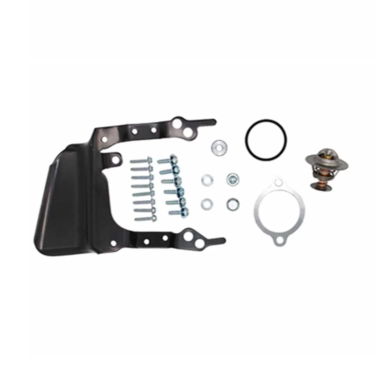 AutoShack Upper Intake Manifold with Thermostat and Gaskets Replacement Ford Mustang Explorer Crown Victoria Mercury Grand Marquis Mountaineer Lincoln Town Car Without Coolant Heated PCV