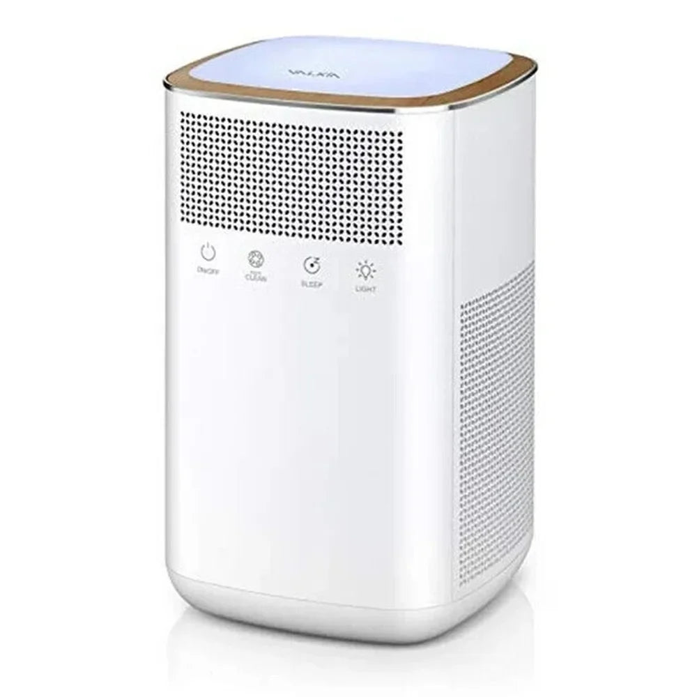 HEPA Air Purifier Home Pets with True 3M HEPA, LED Night Light, Touch Button, Activated Carbon Filter Large Room Bedroom Office White