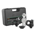 CURT Mfg 60692 OEM- Gooseneck Ball & Safety Chain Anchor Kit GM - Fits GM pickup trucks with factory tow packages | Includes storage case and rubber hole Shield