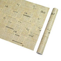 SimpleLife4U Retro Beige Newspaper Contact Paper Self-Adhesive Shelf Liner Countertop Sticker 17.7 Inch By 9.8 Feet