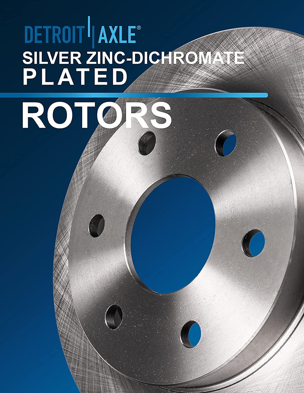 Detroit Axle - Front Brake Kit Chevy GMC Silverado Sierra Yukon XL Avalanche 1500 Tahoe Cadillac Escalade EXT ESV Disc Brake Rotors Ceramic Brakes Pads : 12" Rotor - [4-Wheel Disc Model]