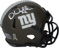 Darren Waller New York Giants Autographed Riddell 2022 Salute to Service Speed Mini Helmet - Fanatics Authentic Certified