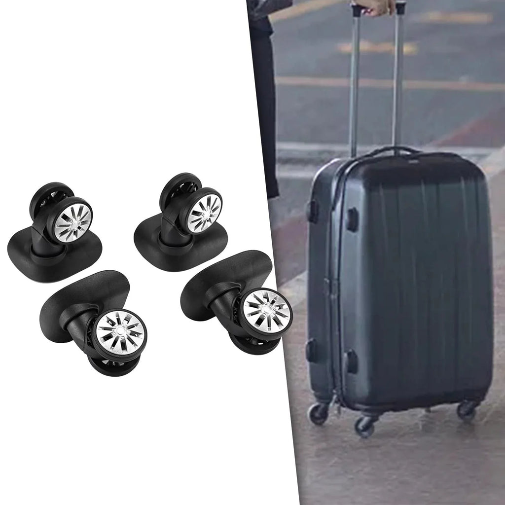 4Pcs Luggage Wheels Replacement Caster Wheels Trolley Case Suitcase Bag