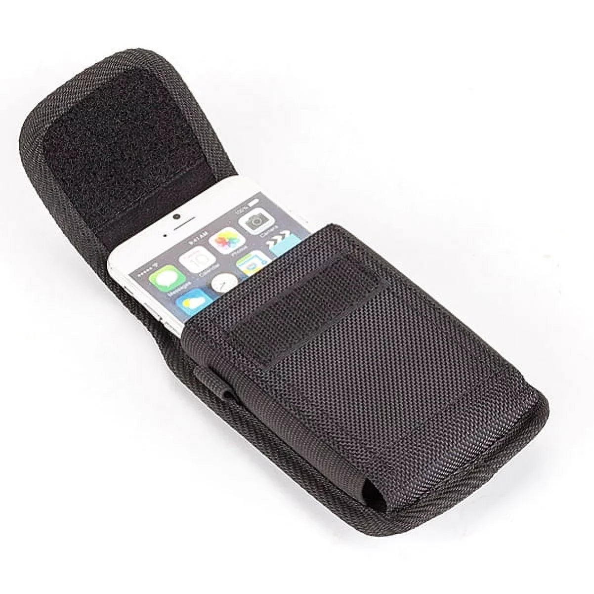 Rugged Case Belt Holster w Retractable White Type-C USB Cable Charge Sync Power Wire D1A Blackberry Motion - BLU G9, Vivo XI Plus - Coolpad Legacy - Google Pixel XL 3a XL 3 XL 2 XL