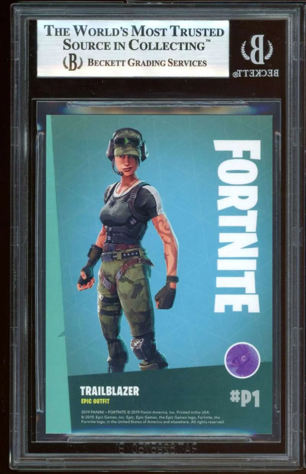 Trailblazer 2019 Fortnite Crystal Shard Exclusives #p1 BGS 9 (9.5 9.5 9.5 8)