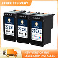 275XL 276XL Ink Cartridge Replacement Canon PG-275 CL-276 275 276 Combo XL with Canon PIXMA TS3520 TS3522 TS3500 TR4720 TR4722 TR4700 Printer(2 Black, 1 Color)