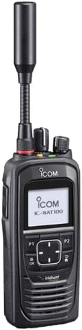 Icom IC-SAT100 PTT Satellite Radio | Global Coverage | Rugged Design | Push-to-Talk | Reliable Communication | Easy Operation
