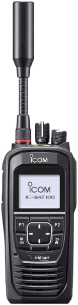 Icom IC-SAT100 PTT Satellite Radio | Global Coverage | Rugged Design | Push-to-Talk | Reliable Communication | Easy Operation