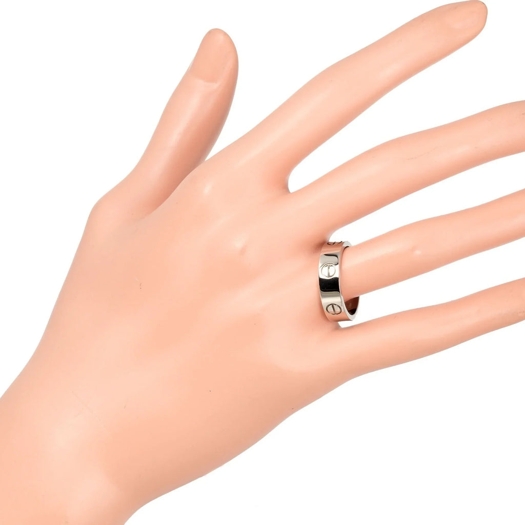 Pre-Owned Cartier CARTIER Love No. 15 Ring K18 WG White Gold Approx. 7.9g I122924022 (Good)