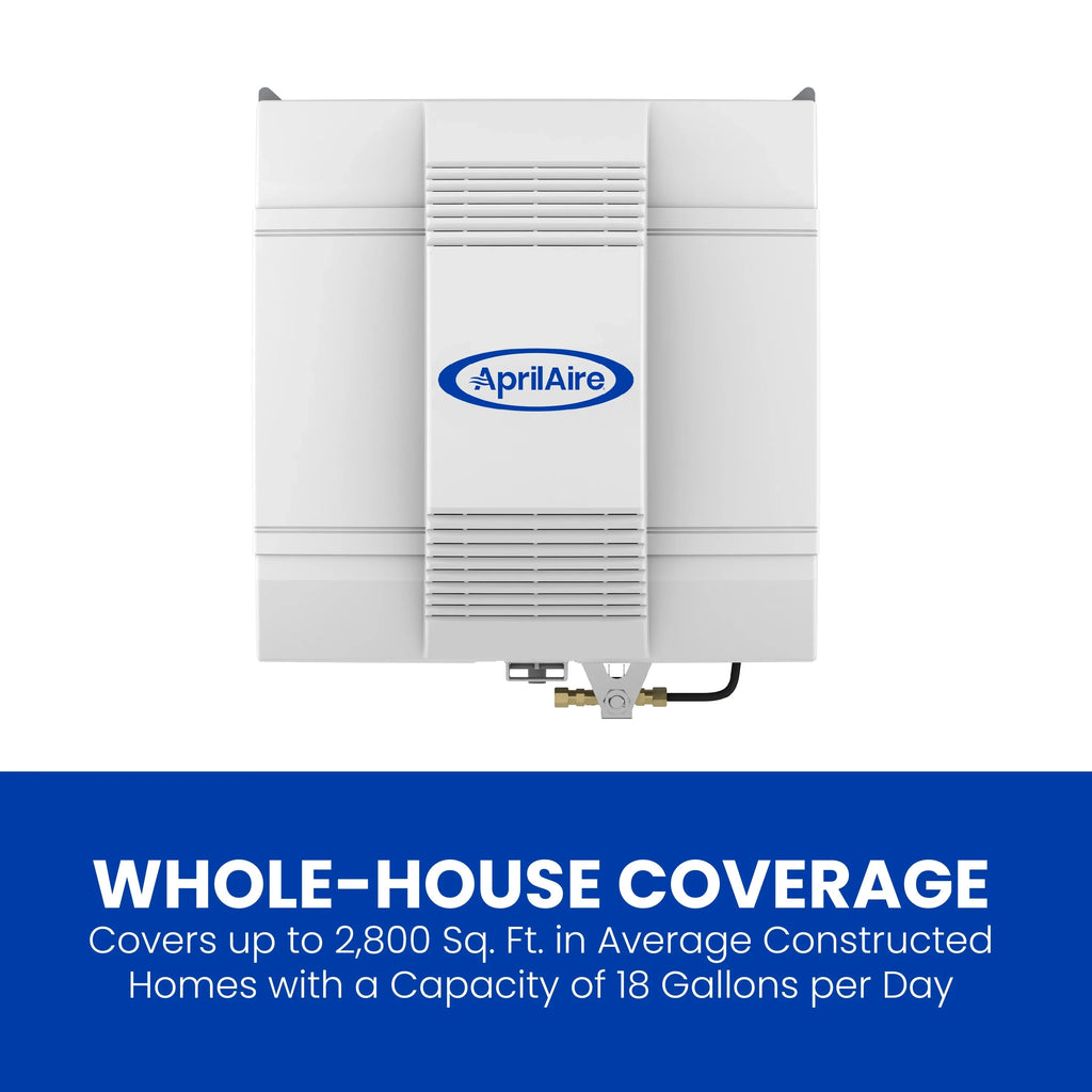 AprilAire 700 Whole-House Humidifier - Automatic - Large Capacity Fan-Powered Furnace Humidifier Homes up to 4,200 Sq. Ft.