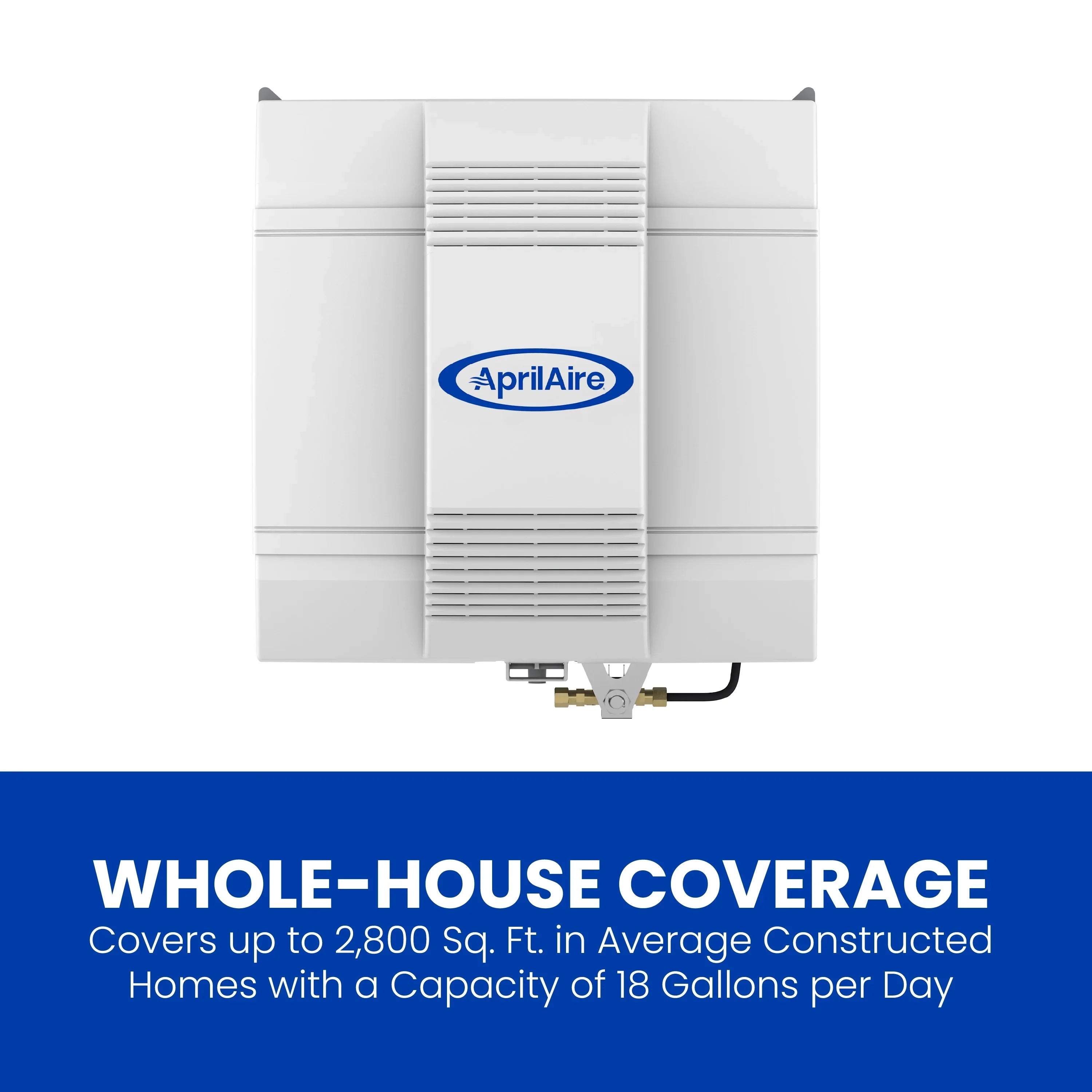 AprilAire 700 Whole-House Humidifier - Automatic - Large Capacity Fan-Powered Furnace Humidifier Homes up to 4,200 Sq. Ft.