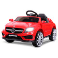 TOBBI 6V Licensed Mercedes Benz Kids Ride on Car W/ Remote Control Lights Music Age 3-6 Child, Red