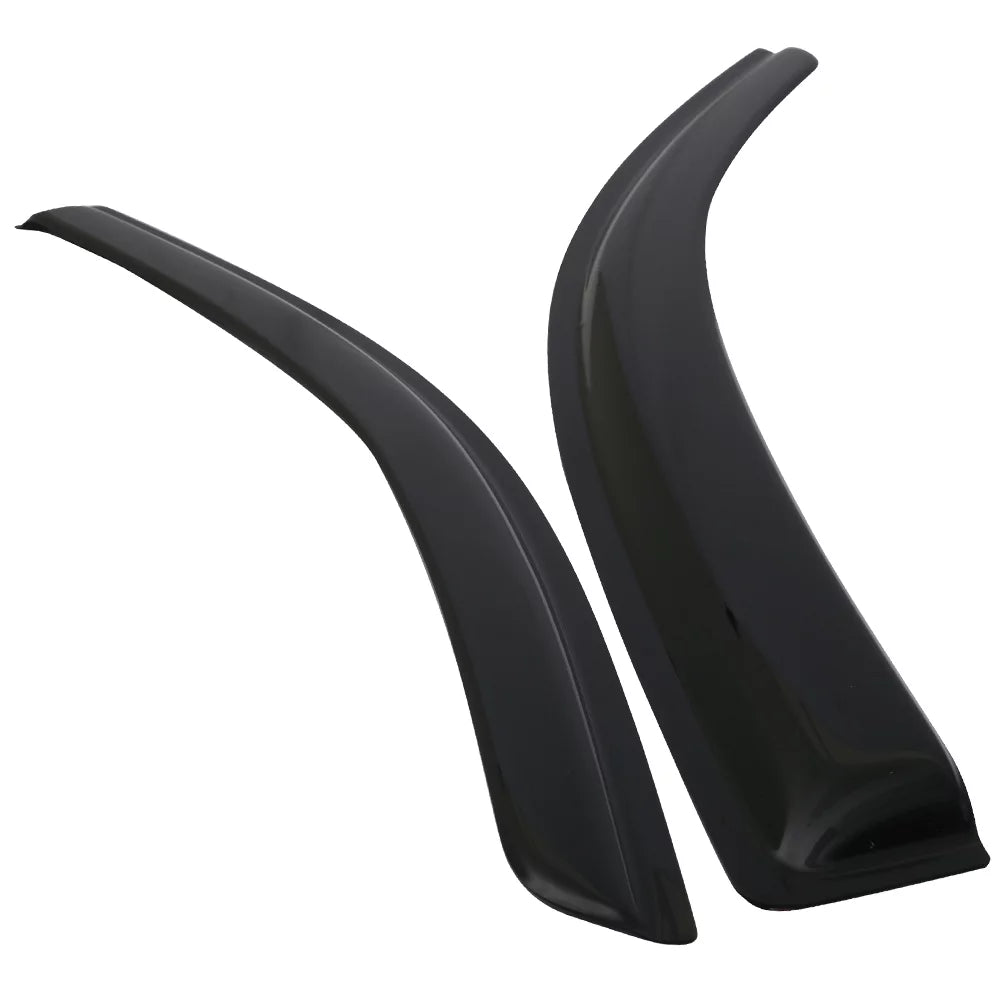 Ikon Motorsports with 14-23 Mitsubishi Mirage Hatchback Acrylic Window Visors Vent Windshield Deflector Rain Guard 4Pc Set Outside Mount 2014 2015 2016 2017 2018 2019 2020 2021
