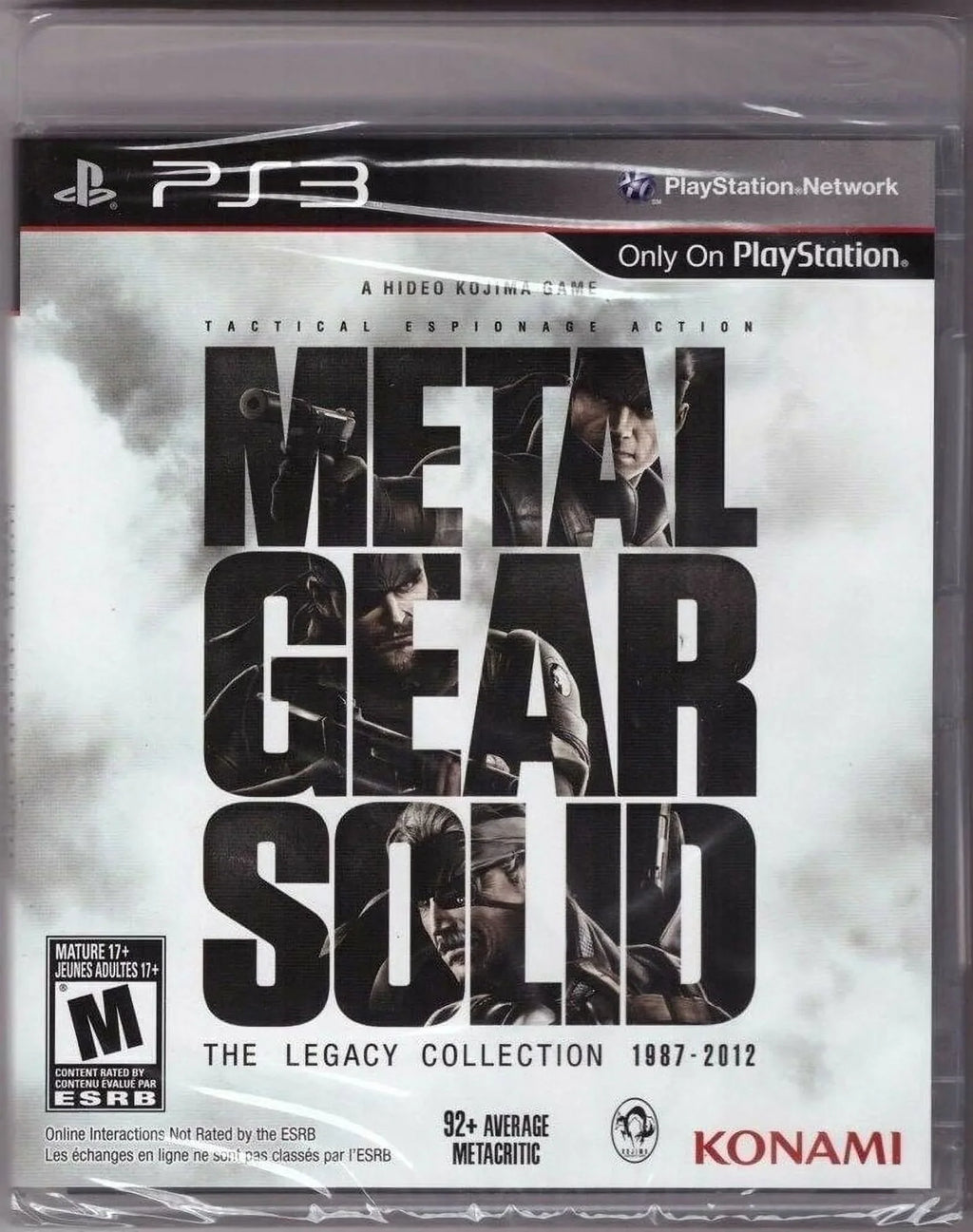 Metal Gear Solid The Legacy Collection - Sony Playstation 3 PS3 8 Games in One
