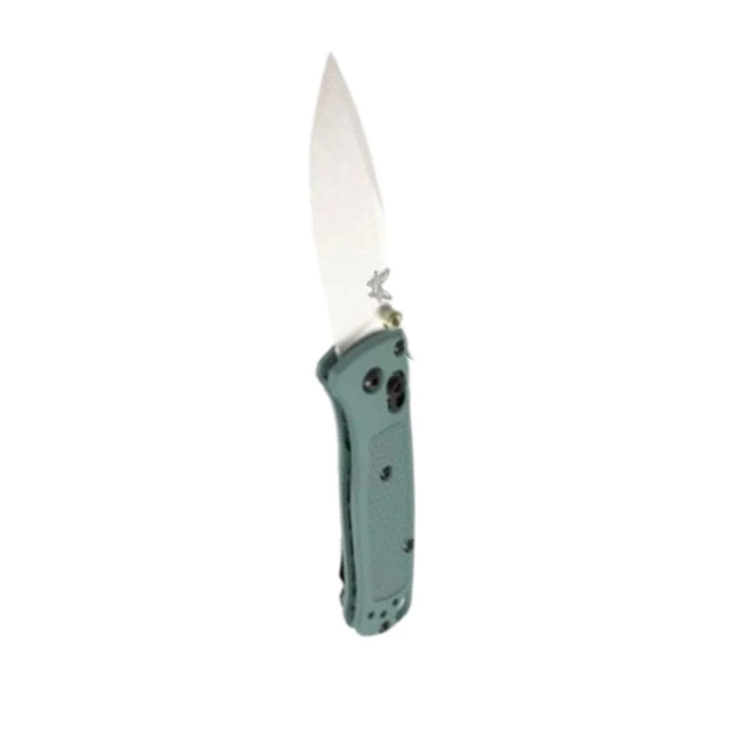 Benchmade 533SL-07 Mini Bugout EDC Outdoor Knife with Axis Lock and Drop Point Style (Silver)