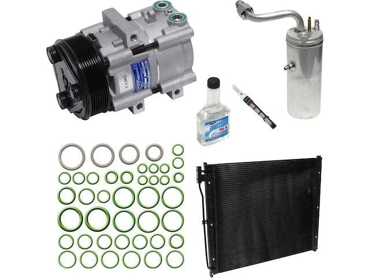 A/C Compressor Kit - with 1999 - 2001, 2003 - 2007 Ford F350 Super Duty 2000 2004 2005 2006
