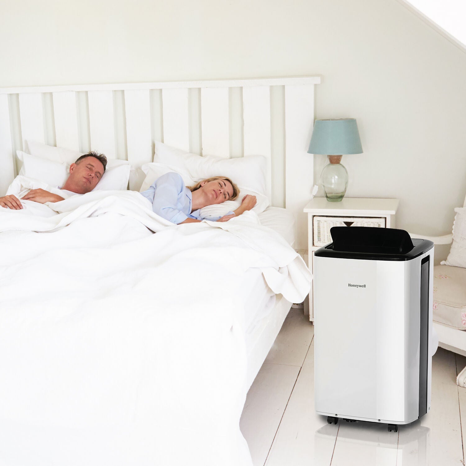 Honeywell 10,000 BTU Smart WiFi Portable Air Conditioner & Dehumidifier with Voice Control, HF0CESVWK6