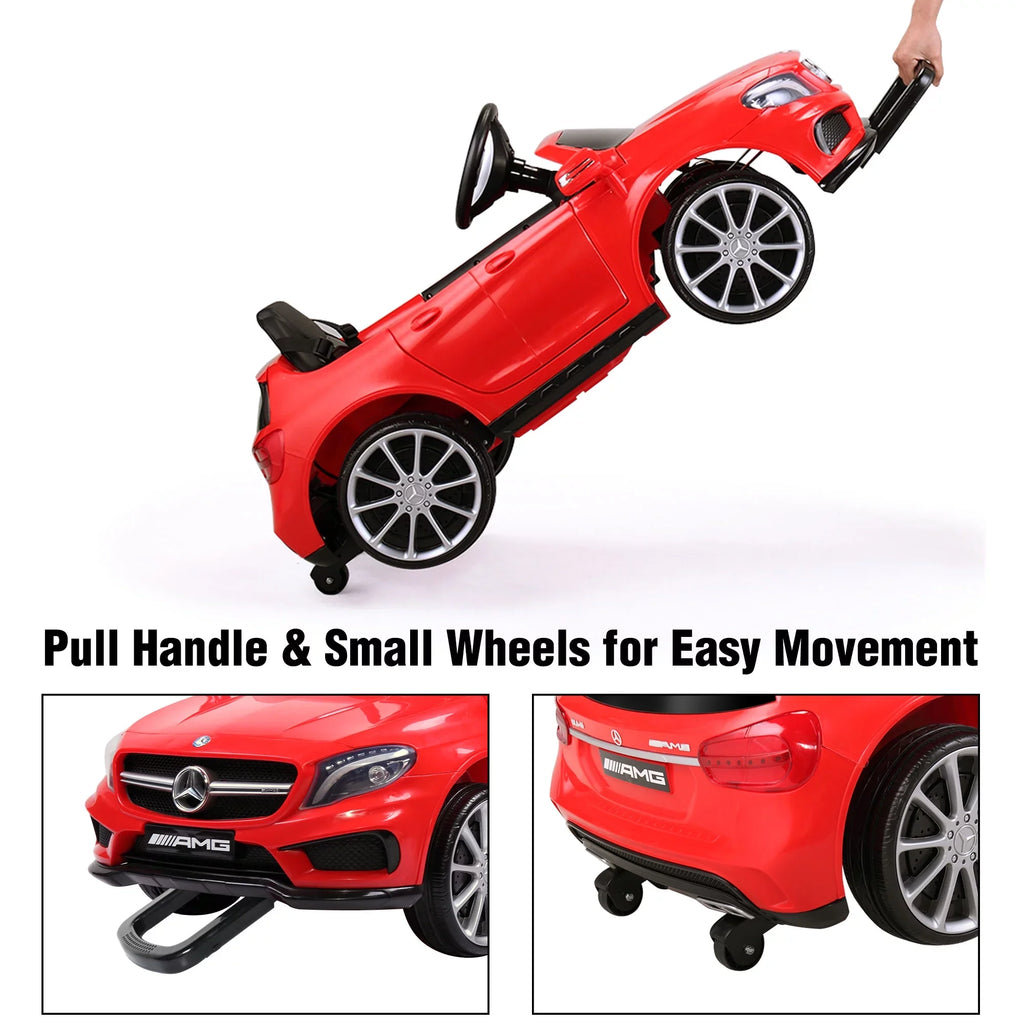 TOBBI 6V Licensed Mercedes Benz Kids Ride on Car W/ Remote Control Lights Music Age 3-6 Child, Red