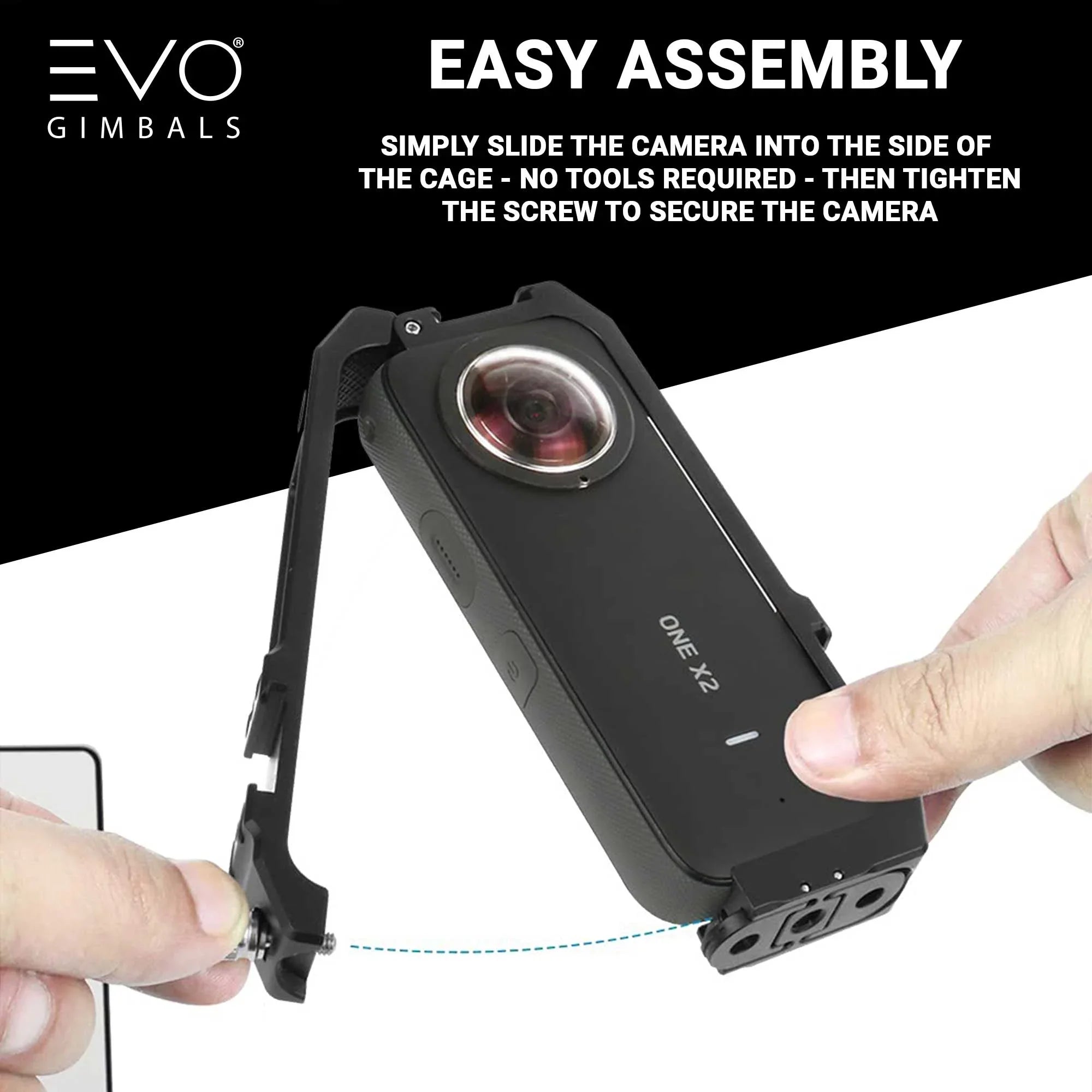 PROX2 Camera Cage Insta360 ONE X2