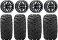 Raceline Podium Bdlk 14" Bk Wheels 26" Reptile Tires Kawasaki Mule Pro FXT