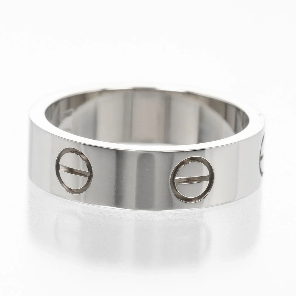 Pre-Owned Cartier CARTIER Love No. 15 Ring K18 WG White Gold Approx. 7.9g I122924022 (Good)