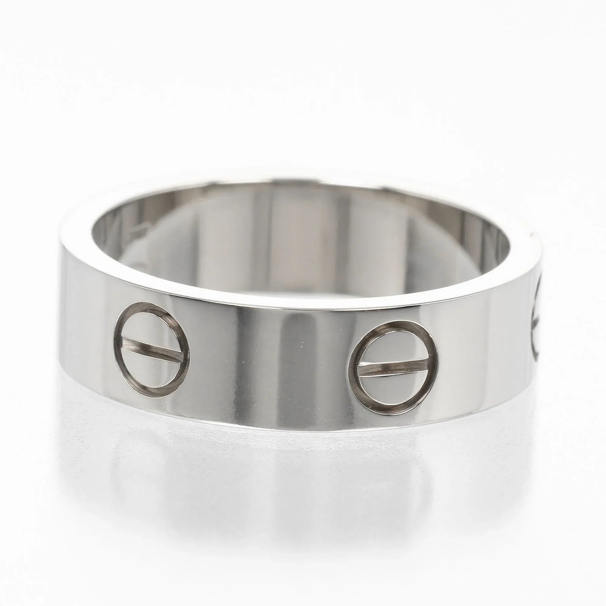 Pre-Owned Cartier CARTIER Love No. 15 Ring K18 WG White Gold Approx. 7.9g I122924022 (Good)