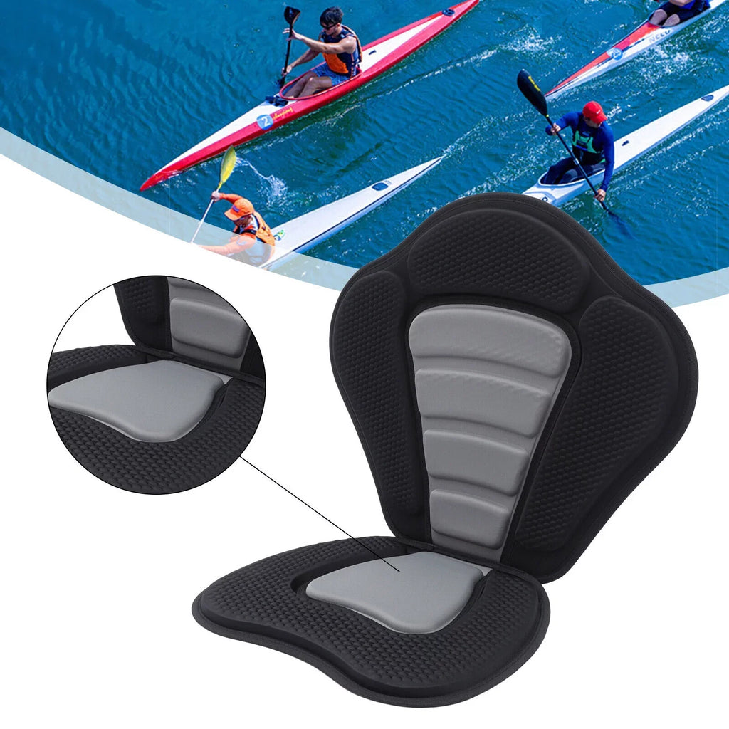 Padded Kayak Seat Cushion Seat Comtable Rest Kayak Seat w/ Storage Bag Seat