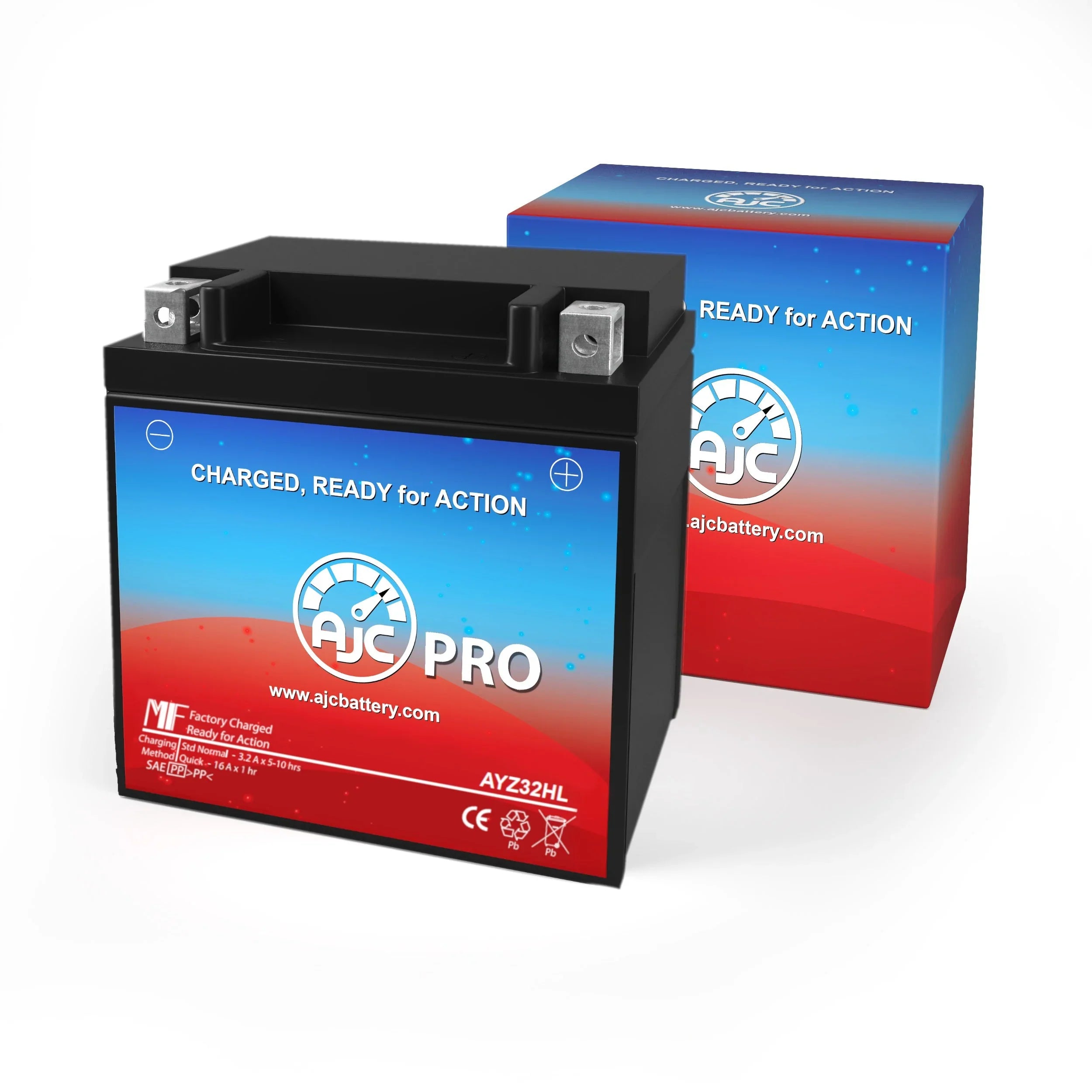 AJC Pro Battery with Bombardier GTX 1500CC Personal Watercraft Replacement Battery (2010-2017)