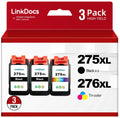 275XL 276XL Ink Cartridge Combo Pack Replacement Canon PG-275 CL-276 275XL 276XL used with Canon PIXMA TS3520 TS3522 TS3500 TR4720 TR4722 TR4700 Printers(2 Black, 1 Color)