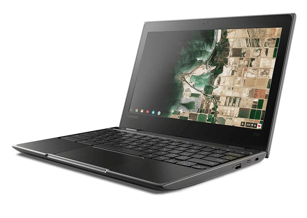Restored Lenovo 81QB0000US Chromebook 100e 11.6" HD MediaTek MT8173C 2.10GHz 4GB RAM 32GB eMMc Chrome OS Black (Refurbished)