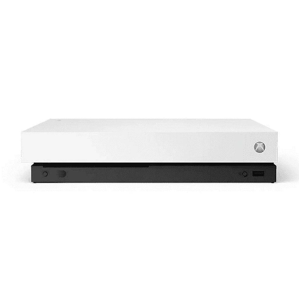 Microsoft Xbox One X 1TB Gaming Console White with 2 Controller Included BOLT AXTION Bundle Like New
