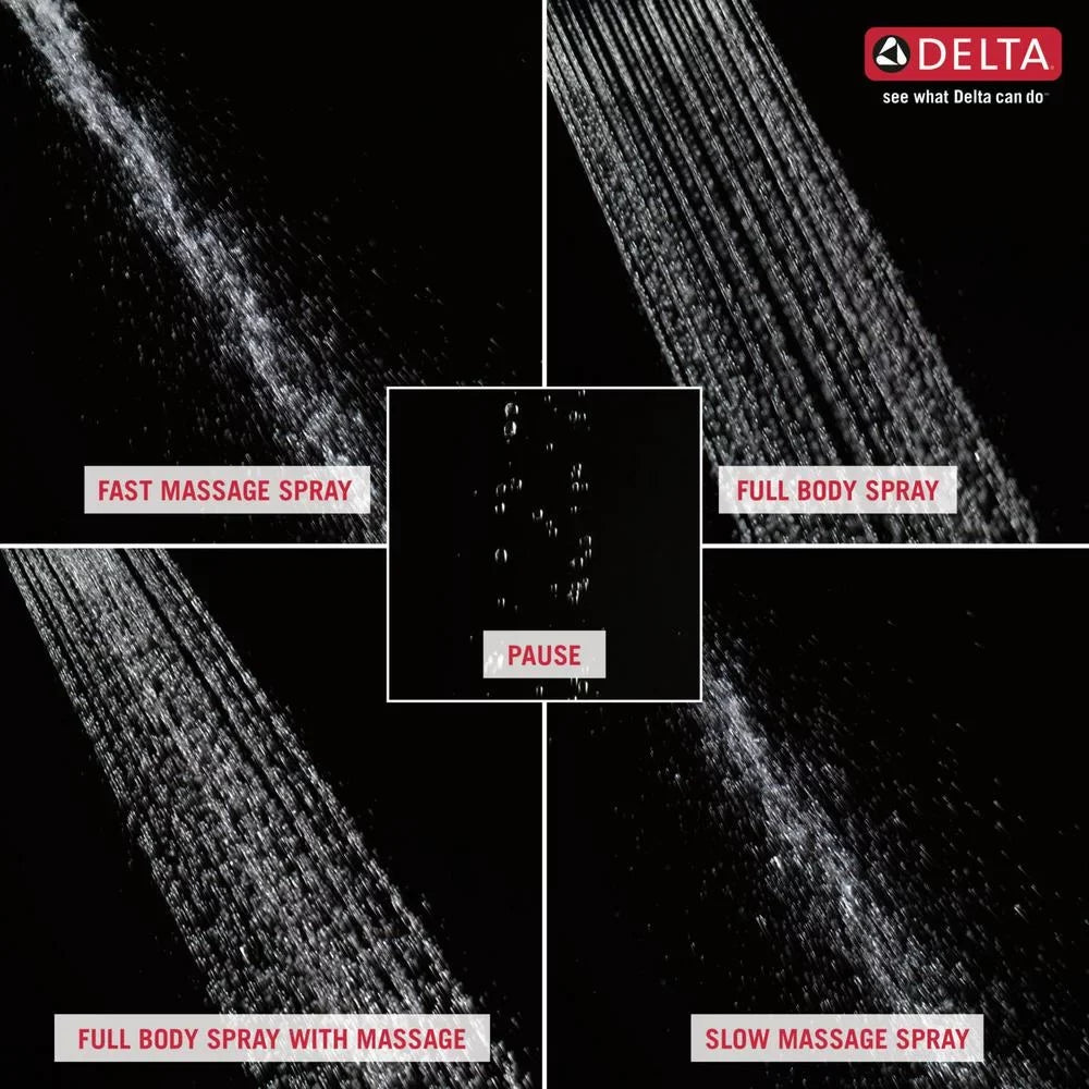 Delta Faucet In2Ition 5-Mode Massage Two-In-One Shower Head