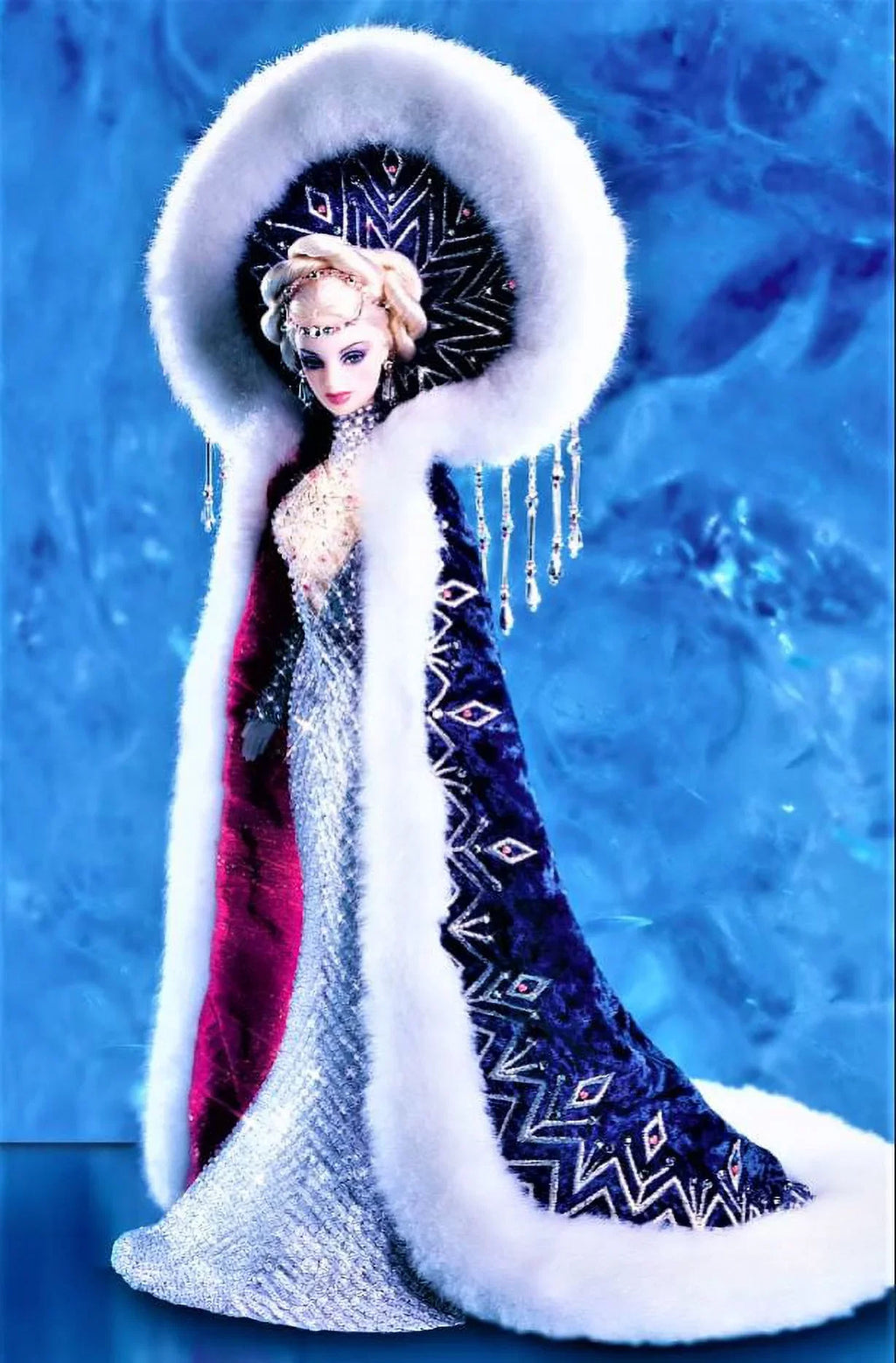 2001 Barbie Collectibles - Bob Mackie International Beauty Collection - Fantasy Goddess of Arctic Barbie