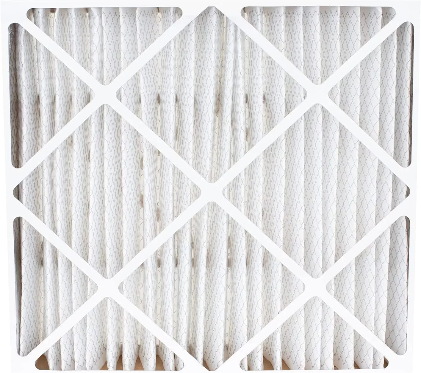 Filterbuy 16x20x5 MERV 13 Pleated HVAC AC Furnace Air Filters Honeywell FC100A1003 (2-Pack)