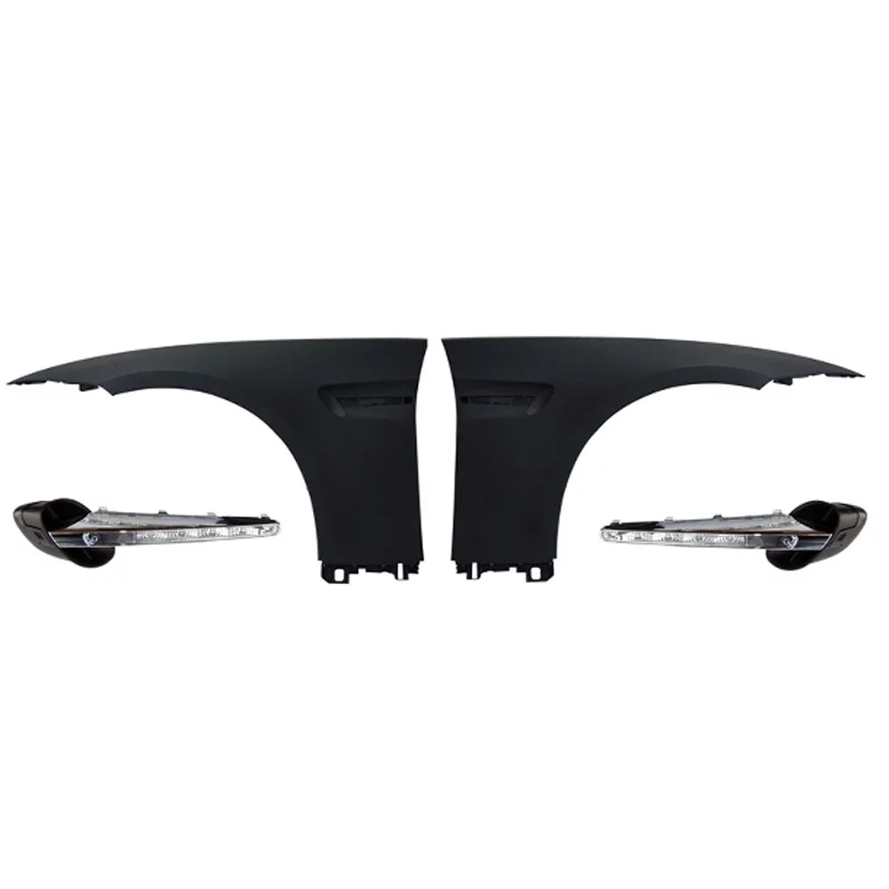Ikon Motorsports with 07-13 E92 2Dr Complete M3 Front Fender Conversion Side Vent With LED Signal