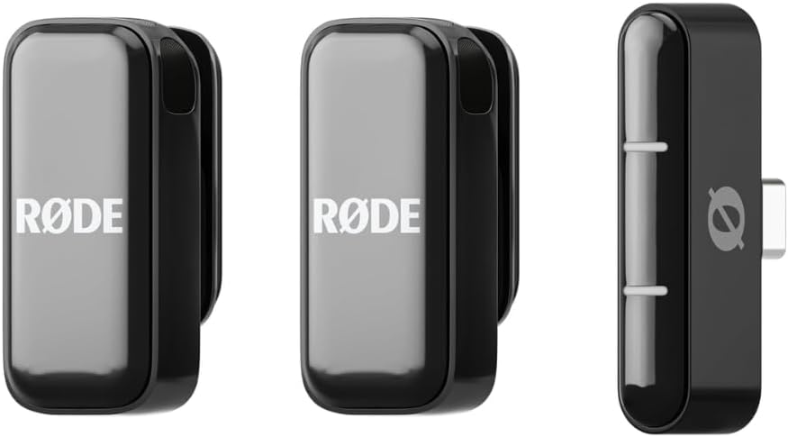 RÃDE Wireless Micro (2 Mics + Charging Case), USB-C for iPhone & Android