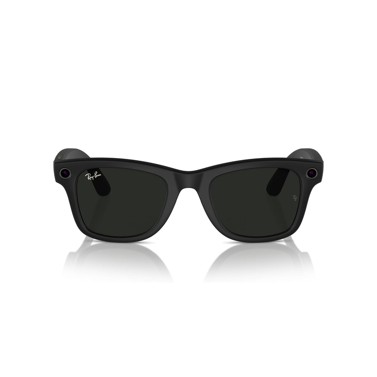 Ray-Ban Meta (Gen 1), Wayfarer, Large Matte Black | Smart AI Glasses for Men, Women â 12 MP Camera, Open-Ear Speakers, Video Recording, Bluetooth â TransitionsÂ® Clear Lenses â Wearable Technology