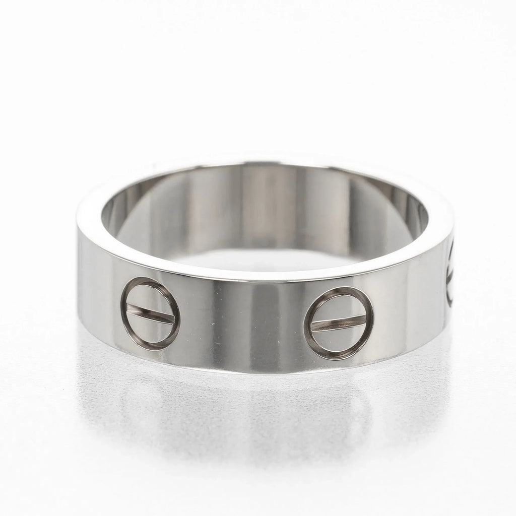Pre-Owned Cartier CARTIER Love No. 15 Ring K18 WG White Gold Approx. 7.9g I122924022 (Good)
