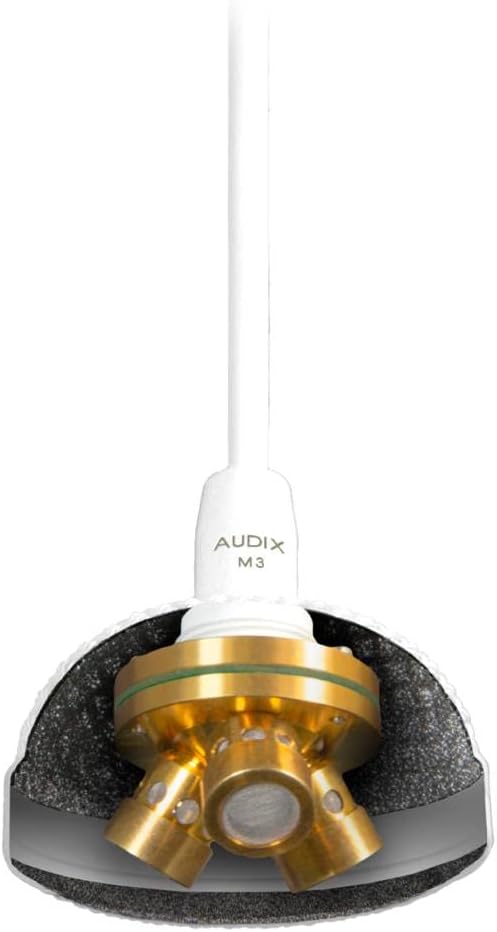 Audix M3W Tri-Element Hanging Ceiling Microphone (White)