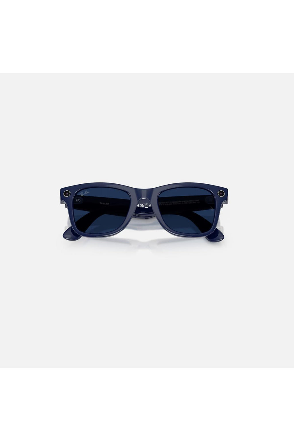Meta Ray-Ban (Gen 2) Wayfarer Large Smart AI Glasses, Green Lenses
