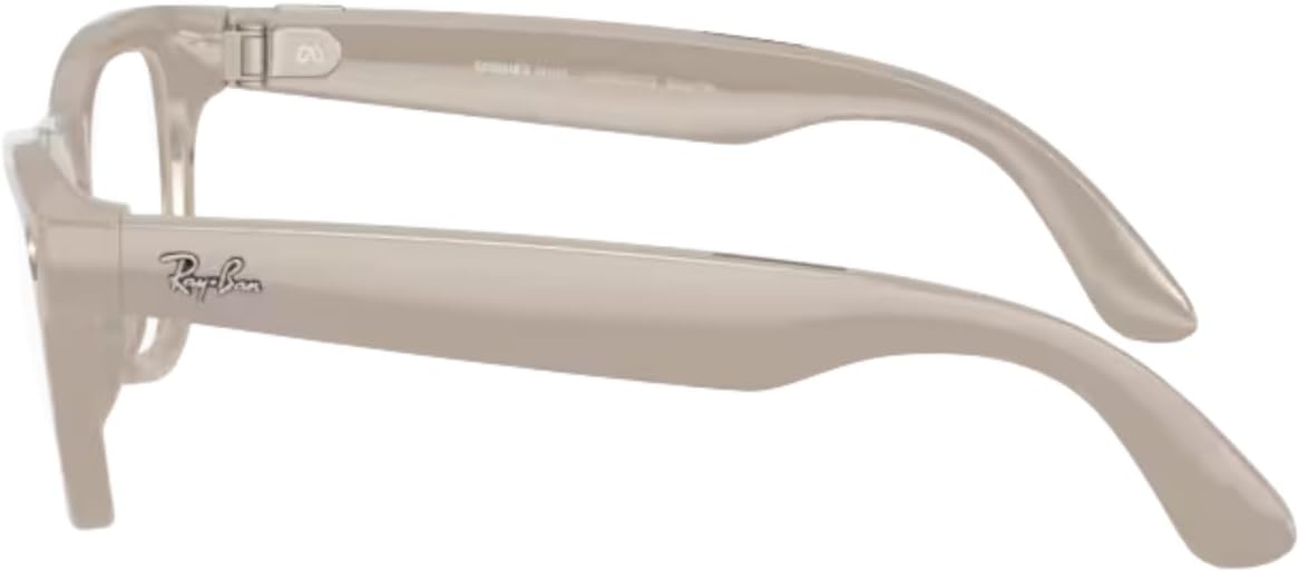 Meta Ray-Ban (Gen 1), Skyler, Shiny Chalky Grey | Smart AI Glasses for Men, Women â 12 MP Ultra-Wide Camera, Open-Ear Audio, Video Recording, Bluetooth â TransitionsÂ® Sapphire Lenses â Sunglasses