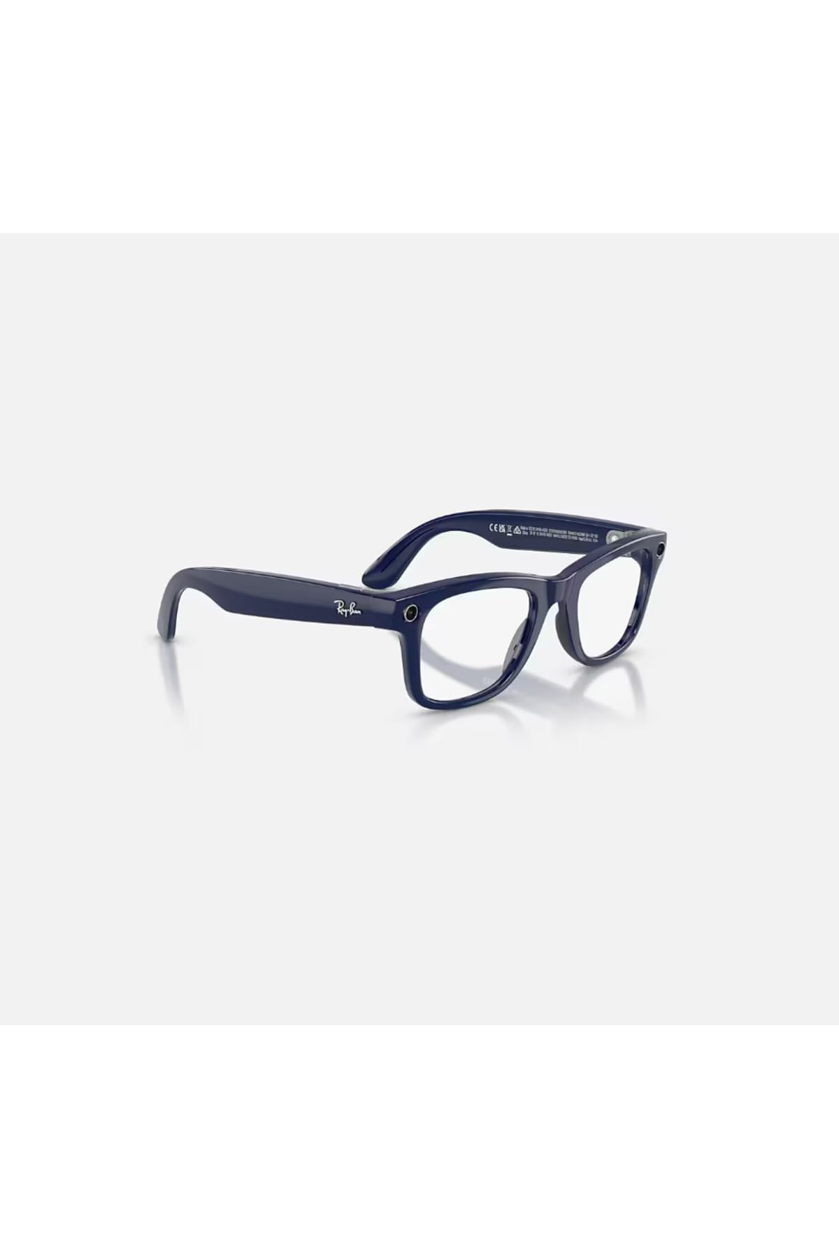 Meta Ray-Ban (Gen 2) Wayfarer Large Smart AI Glasses, Green Lenses