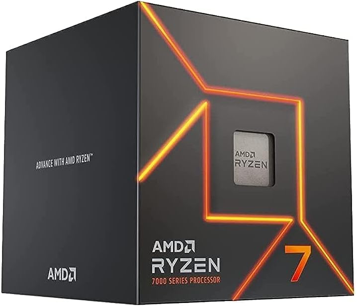 AMD Ryzen 7 7700 8-Core, 16-Thread Unlocked Desktop Processor