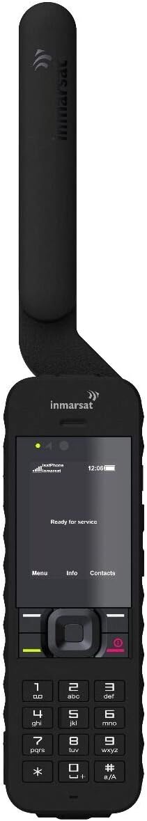Inmarsat Isatphone 2.1 Satellite Phone and Prepaid SIM Card Ready for Easy Online Activation (100 Units / 77 Minutes)