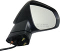 Mirror With 2016-2018 Lexus RX350 2018 RX450h Right Passenger Side Heated In-housing Signal Light Paintable Kool-Vue